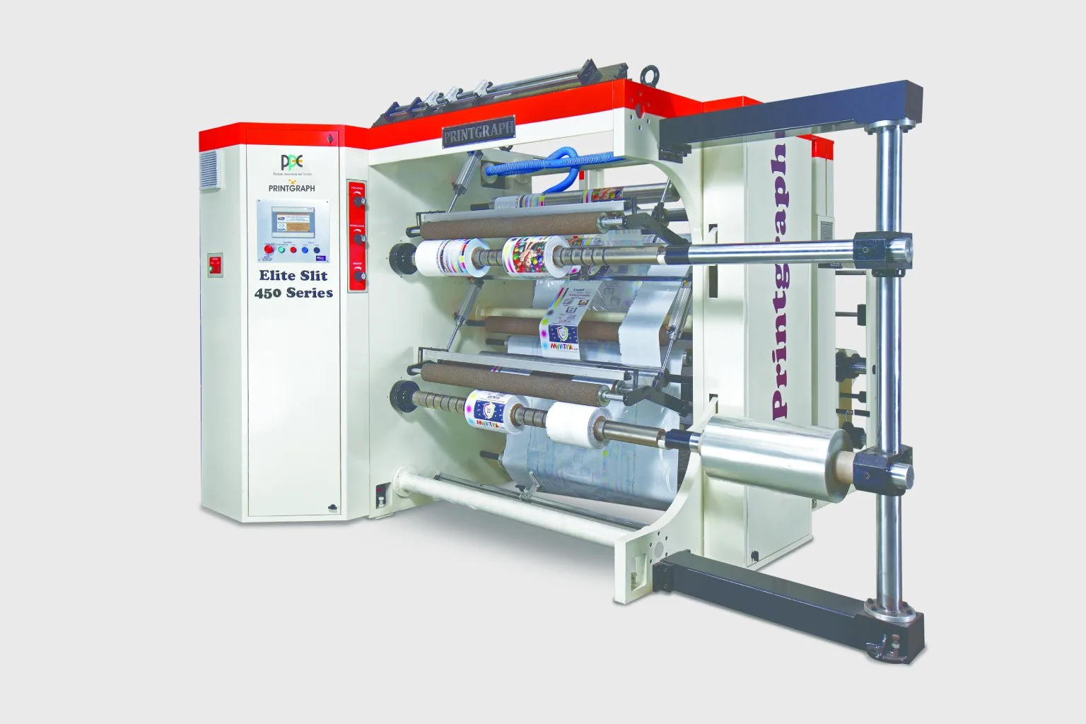 450 mtr/min Slitting & Rewinding Machine